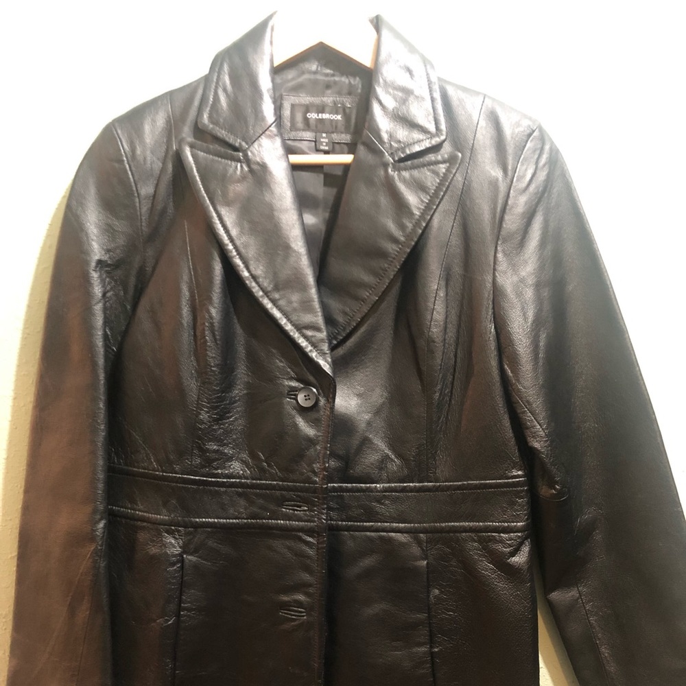 Cole Brook Classics Black Leather jacket.